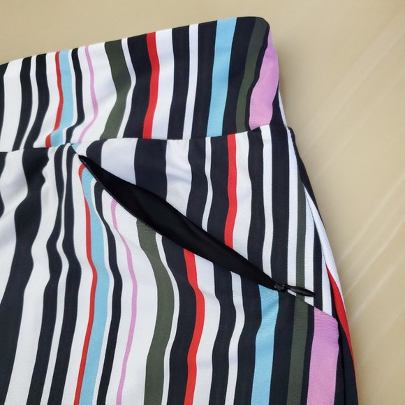 Tail Meadow Collection Honor Variegated Striped Flounce Skort - Picture 10 of 16